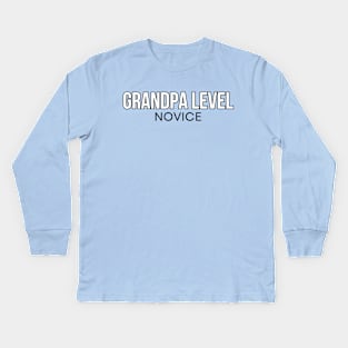 Novice Grandpa Kids Long Sleeve T-Shirt